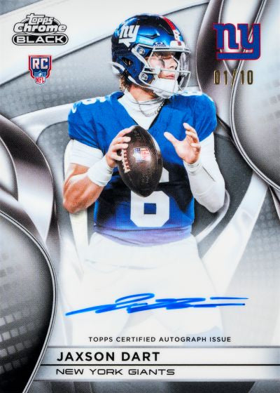 🔥🏈BTC 491 Topps Chrome Black Half Case Random Teams🏈🔥